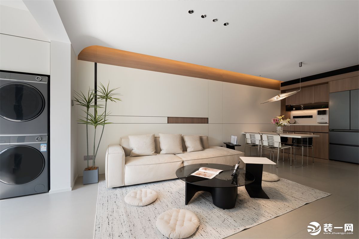 【武漢山水人家裝飾】保利時代北區94平臺式極簡風